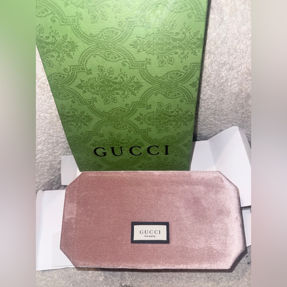 Gucci Beauty Blush Velvet Jewelry Box
